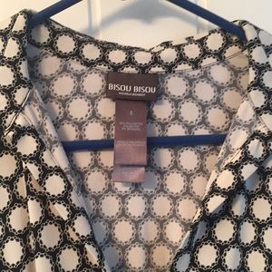 Bisou Bisou faux wrap dress size 8